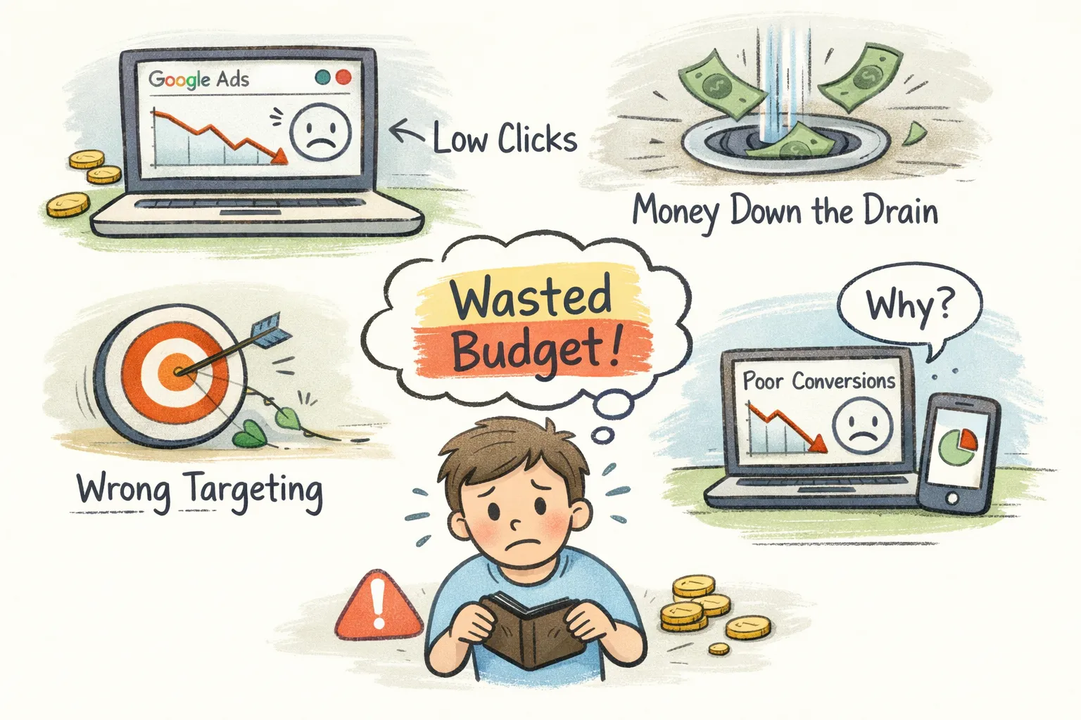 7 Reasons Your Google Ads Budget Is Being Wasted